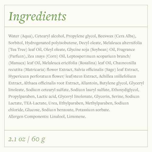 Swiss Just Tea Tree Oil, Manuka Honey and Rosalina Herbal Cream 60g.