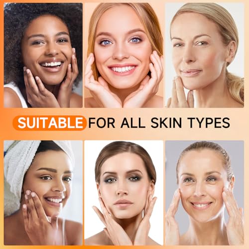 HANYWIL Vitamin C Serum for Mature Skin, 20% Vitamin C Face Serum with Hyaluronic Acid, Dark Spot Remover, Hydrating Skincare for Wrinkle Reduction, Lifting & Firming - 1.7 fl oz
