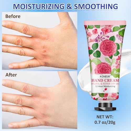 16 Pack Hand Cream Gifts Set, Bulk Hand Lotion Travel Size for Dry Cracked Hands, Hand Cream for Stocking Stuffers, Employee Appreciation Gifts, Christmas Gifts and Bridal Shower Gifts