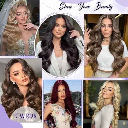 Clip in Hair Extensions Real Human Hair, 18inch 100g, 100% Brazilian Remy Human Hair Clip ins for Women, Straight Seamless Double Weft Hair Extensions, Invisible 8pcs, #613 Bleach Blonde