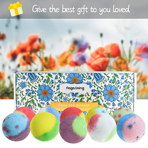 Bath Bombs Gift Set, 10 Organic Bubble Bombs, for Valentine¡¯s Day, Christmas