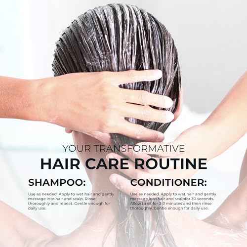 Hairmax Density Haircare Shampoo, Conditioner & Booster Set - For Thinning Hair - Supports Hair Density - Invigorates Hair & Scalp - For Men & Women - 10 fl oz (2 Bottles) & 4 fl oz (1 Bottle)