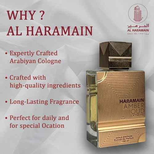 Al Haramain Amber Oud - Gold Edition Extreme - Arabian Perfume for Women - Long Lasting Amber Woody Fragrance with Notes of Bergamot, Melon, Musk - Arabic Eau de Parfum - 3.4 oz EDP Spray