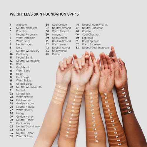Bobbi Brown Weightless Skin Foundation SPF 15 | Oil-Controlling, 24-Hour Hydrating Foundation, Medium Coverage| Natural Matte Finish, 1 Fl Oz
