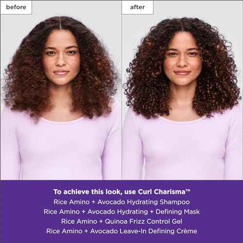 Briogeo Curl Charisma Rice Amino + Avocado Hydrating & Defining Mask, Hair Mask for Wavy, Curly, and Coily Hair, Deeply Nourishes and Defines Curl Pattern, Protein-Free, Vegan, Cruelty-Free