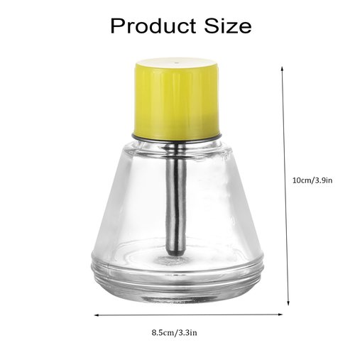 Misforu 5 Oz/ 150ml Glass Push Down Pump Dispenser Bottle With Cap Push Down Glass Empty Pump Dispenser for Alcohol Makeup Clear Refillable Bottle Hand Pumping Press Container