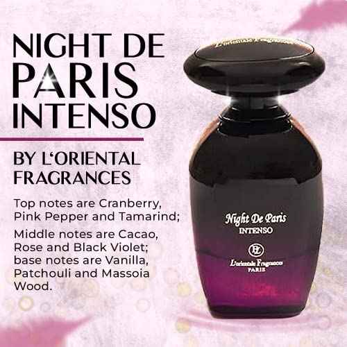 L'ORIENTALE FRAGRANCES Night De Paris Intenso Eau De Parfum Spray for Men, 3.4 Ounce