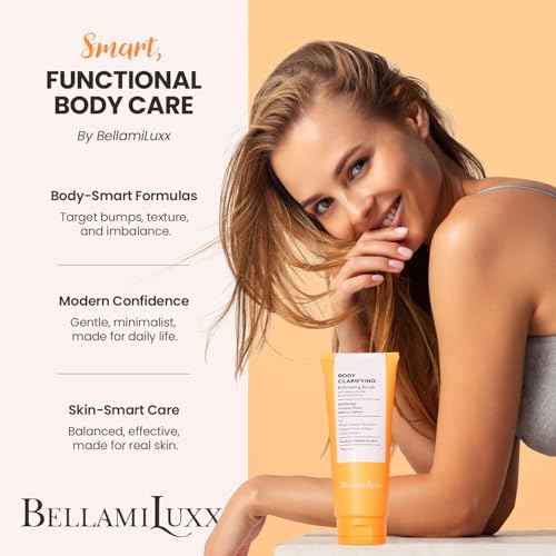 Body Acne Treatment Scrub: Helps Reduce Body Breakouts on Back, Chest, Butt & Thighs - Back Acne Treatment for Men, Women & Teens - Butt Acne Wash with Natural Actives for Smooth Skin