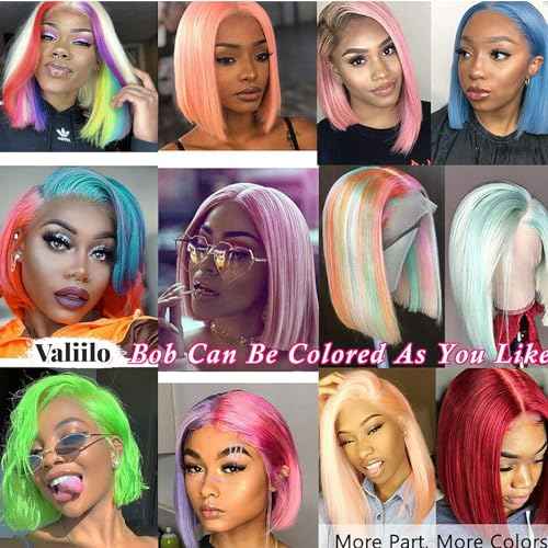 Reddish Brown Bob Wig Human Hair 13x6 HD Lace Front Wigs Human Hair Glueless Bob Wig Human Hair Pre Plucked with Baby Hair 180% Density 16 Inch