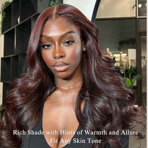 Chocolate Brown Body Wave 3 Bundles Human Hair, 12A Color #4 Dark Brown Colored, 100% Unprocessed Virgin Remy Hair 14 16 18 Inch