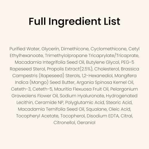 CNP Honey Ceramide Moisturizer with Propolis Extract & Hyaluronic Acid, Propolis Ampule Oil-in-Cream with 5 Oil Blend, Anti Aging Face Cream, for Firm, Radiant Skin, Korean Skin Care (1.76 fl. oz)