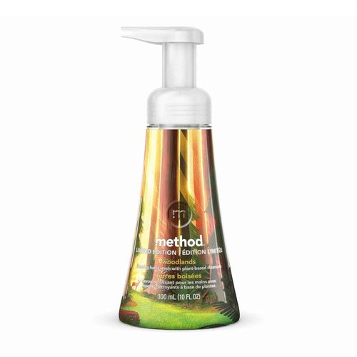 Set of 6 Limited Edition Handsoap - Green Cleaning - Cruelty-Free- Biodegradable formula made with plant-based cleansers + without parabens or phthalates (6, Foaming Woodlands)