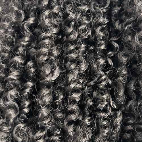 Yanky twists Premium Hand Made Yanky Twist Crochet Hair | 10 inches Black | Curly mini Spring Passion Twist | Short, Pre-Looped Crochet lightweight Braids | 5 Packs - Black