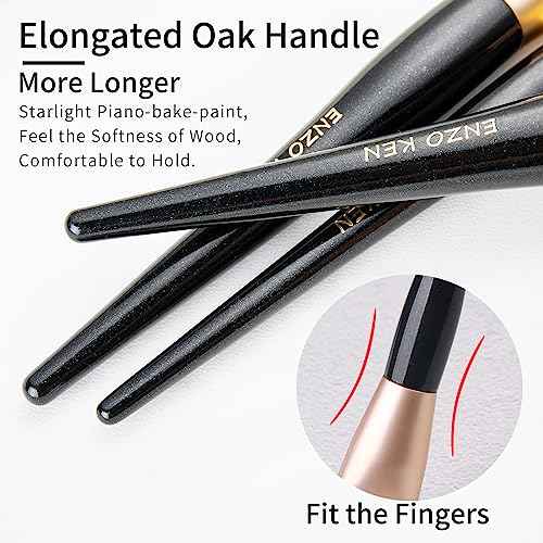 Elegant Natural Goat Hair Makeup Brush Set with Gift Box, Natural Hair Makeup Brushes Set Professional, Make up Brushes Set Professional, Natural Makeup Brushes, Cosmetic Brushes Makeup Set.