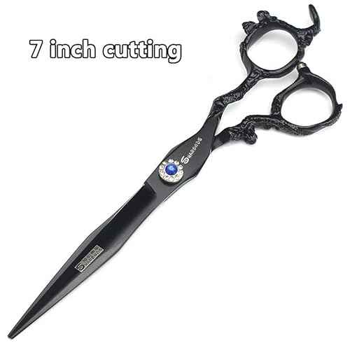 SHARONDS 6/7 inch Professional Hairdressing Scissors Salon Hairdresser Hair Trim and Cut thinning 440c high Hardness Scissors (6+7 inch 4pc)