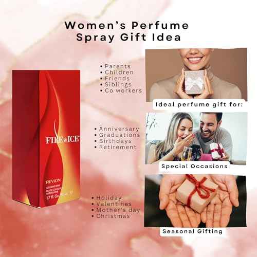 Revlon Fire & Ice Perfume for Women Eau de Cologne Spray 1.7 Ounce