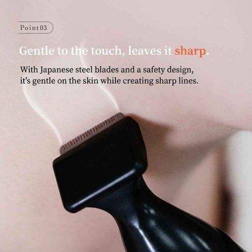 URBANER Mustache Trimmer – Cordless, Waterproof & Adjustable, 0.08”-0.55” Precision Settings, Lightweight Grooming Clipper with Japanese Steel Blade for Travel Use, Beard Trimmer for Men, Hair Clipper