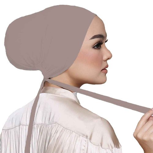 Hophor Bonnet Hair Wrap for Sleeping, 2 Pcs Adjustable Women Men Sleep Cap Slouchy with Adjustable Strap Curly Hair Head Scarf Night Caps(Pink+Light Khaki(2pcs))
