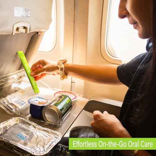 Travel Size Mouthwash Packets ? Individual Mini, Alcohol & Fluoride Free, Grapefruit Mint Flavor, Mouthwash to Go for On-The-Go Freshness, Bulk Packets 0.41 Fl Oz(Pack of 30)