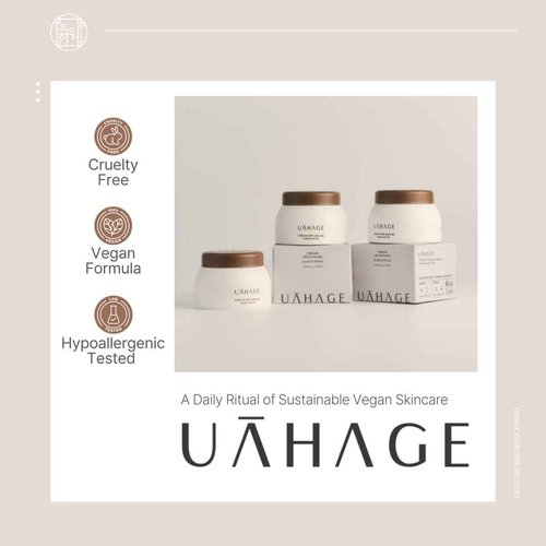 UAHAGE Sebyuk Cream Barrier Repair - Long-Lasting Hydration, Vegan Korean Skincare with Ceramide, Cholesterol, Shea Butter, Niacinamide, Panthenol, Squalane (50ml / 1.69 fl.oz)
