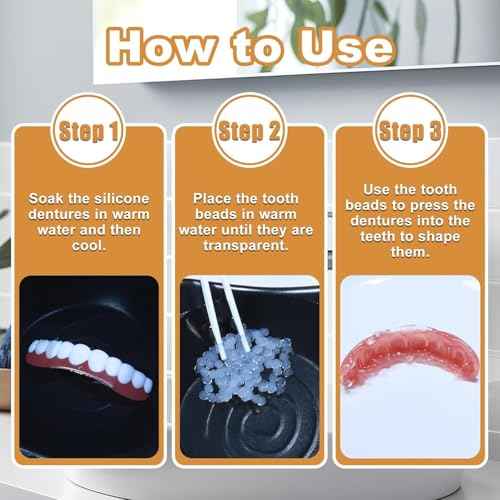 Moldable False Teeth, Veneers Teeth for Women and Men, Upper and Lower Matching Set Tooth Repair Kit, Fix Your Smile at Home Within Minutes, 1PCS-Q