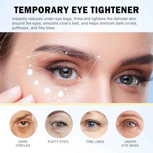 Temporary Instant Eye Tightener Cream ? 60 ML Retinol Eye Cream for Puffiness, Eye Bags, Dark Circles & Fine Lines, Anti-Aging Firming Eye Repair Cream for Smoother, Revitalized Skin ?2 fl. oz