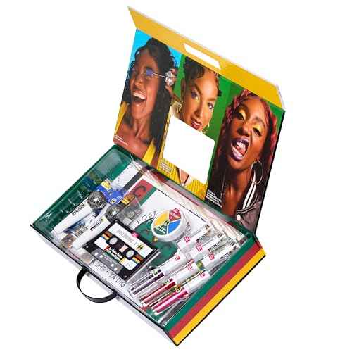 Black Radiance Cross Colours 10-Piece Makeup Set, Bold 90s-Inspired Collection with Vivid Eyeshadows, Lip Colors & Face Essentials, Buildable Coverage, Perfect for Gifting or Collecting