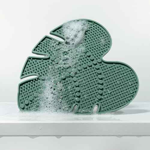 EcoTools Makeup Brush Cleansing Pad, Brush Cleaner Mat For Deep Cleaning Tools, Use With Makeup Brush Shampoo, 100% Silicone, Easy To Clean, Features Suction Cup For Easy Usage, Cruelty-Free, 1 Count