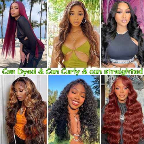 28 Inch Highlight Honey Blonde Lace Front Wig 13¡¿6 Ombre P4/27 Highlight colored Lace Front Wigs Human Hair Pre Plucked Bleached Knots 180% Density