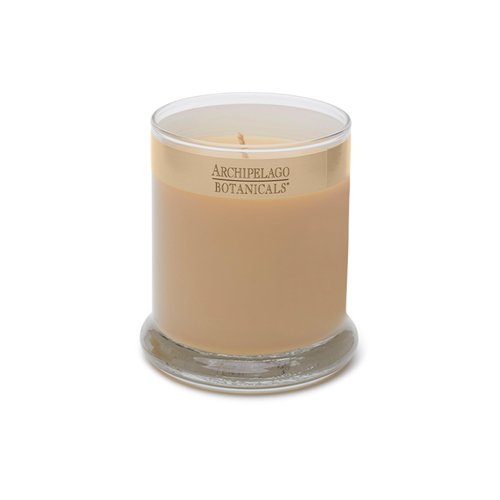 Archipelago Botanicals Kashmir Glass Jar Candle, Kashmir Vanilla, Orange Blossom and Sandalwood Scent, Lead-Free Candle Wicks, Burns Approx. 60 Hours (8.6 oz)