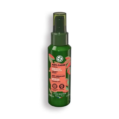 Yves Rocher Anti-Breakage Fortifying Serum with Organic Jojoba Oil Nourishes, Restores, and Protects Hair from Heat Damage up to 230°C – 100 ml./3.3 fl.oz.