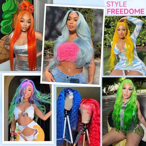 30 Inch 613 13x6 Lace Front Wig Human Hair 200 Density Blonde Wig Human Hair 613 HD Lace Frontal Wig Body Wave Lace Front Wig Pre Plucked Glueless Blonde Wigs