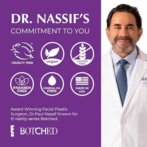 NassifMD Glycolic Acid Face Wash, Hydrating Facial Cleanser, Anti aging Face Wash, Glycolic cleanser for Face for Wrinkles and Fine Lines, Evens Skin Tone, Glycolic Face Wash