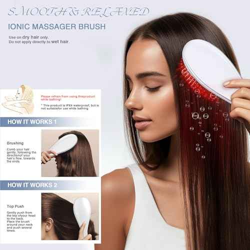Electric Scalp Massager, Cushion Comb Scalp Massager Brush for Hair Growth-Scalp&Hair Care-Ideal Birthday/Holiday Gift for Men Women