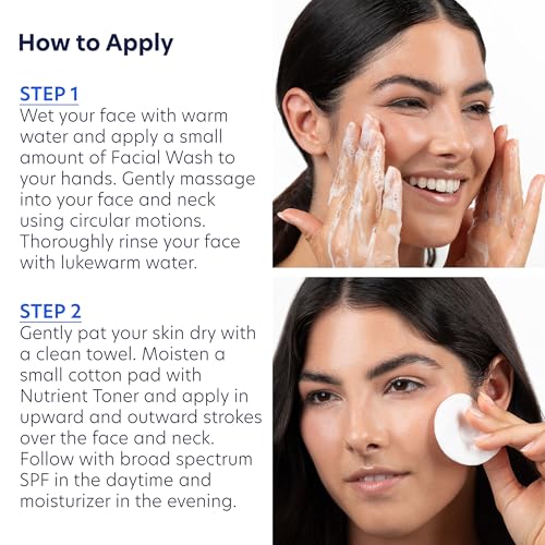 PCA SKIN Gentle Foaming Face Wash, Hydrating Facial Cleanser, Removes Makeup and Hydrates and Purifies Skin, Good for Sensitive, Combination, Normal, and Acne-Prone Skin, Gentle Face Wash, 7 oz Bottle