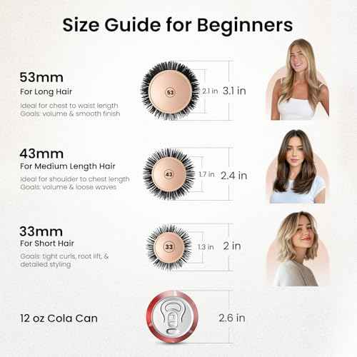AIMIKE Round Hair Brush, 2.1 inch Nano Ion Thermal Ceramic Tech, Large Round Brush for Blow Drying & Styling, Maximum Volume and Shine, Barrel 2.1 inch, for Thick Curly Hair, Unisex