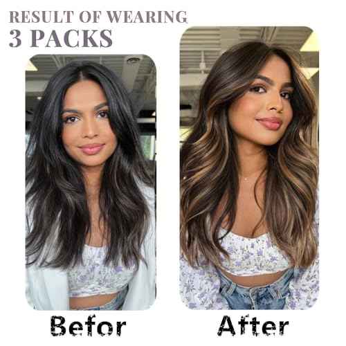 Rich Choices I Tip Hair Extensions Human Hair,100 Strands 0.5g/Strands,100% Real Remy Human Hair Extension Pre Bonded Keratin Stick In 22 Inch #4P27 Medium Brown Highlight Dark Blonde