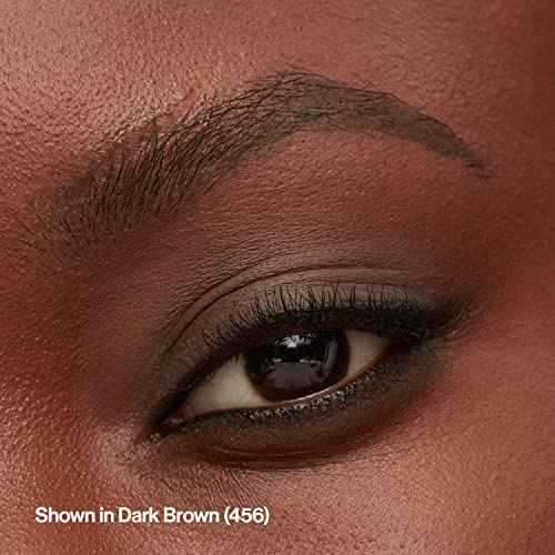 Revlon ColorStay Micro Eyebrow Pencil with Built In Spoolie Brush, Infused with Argan and Marula Oil, Stocking Stuffer for Her, 456 Dark Brown, 0.003 oz