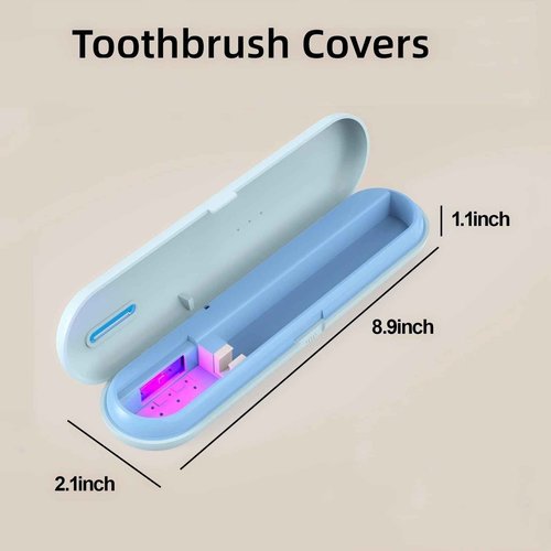 BY4U Toothbrush Travel Containers Toothbrush Travel Case Toothbrush Covers Portable Toothbrush Holder for Home