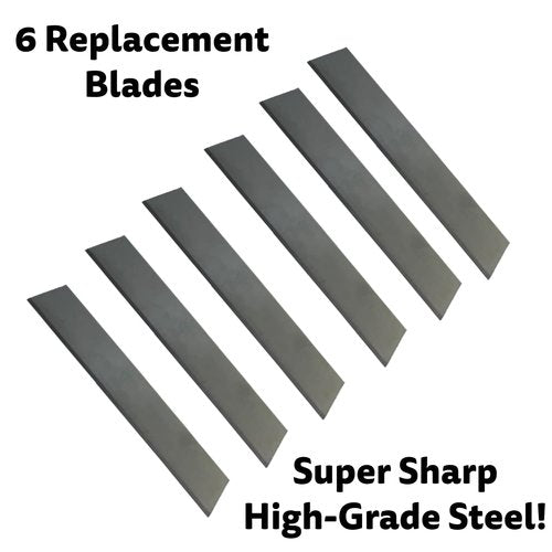 Allied Tools 31612 6 Pc. Razor Jaw Replacement Blades - 3 7/8"