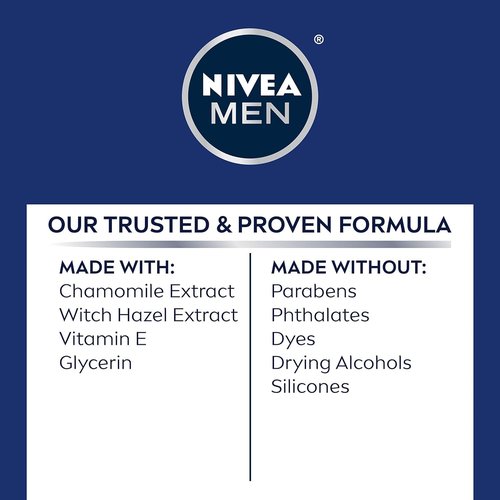 NIVEA FOR MEN Sensitive Post Shave Balm 3.30 oz (Pack of 2)