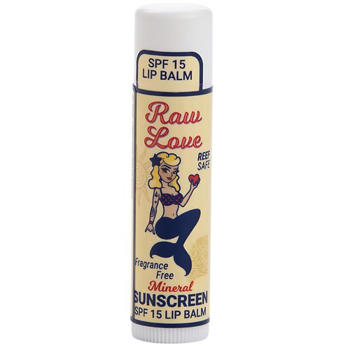 Raw Love Sunscreen Bundle | Reef Safe SPF 35+ Sunscreen & SPF 15 Lip Balm | Mineral Sunscreen with Non-Nano Zinc Oxide | Water Resistant, Baby Safe, Plastic Free | Made in USA