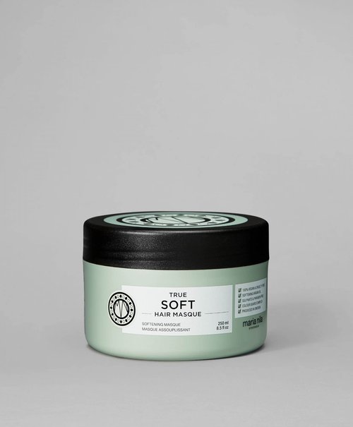 Maria Nila True Soft, Hair Mask 8.5 Fl Oz, For Dry Hair, Argan Oil Remoisturises & Reduces Frizz, 100% Vegan & Sulfate/Paraben free