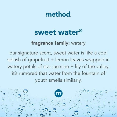 Method Foaming Hand Soap, Sweet Water, Paraben and Phthalate Free, 10 Fl Oz (Pack of 6)