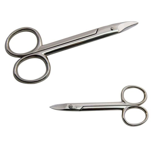 Erbe Large Heavy Duty Nail Scissors - German Toe Nail Cutter by Solingen, Germany - Premium Stainless Steel Toenail Scissors for Men - Durable, Precise, and Perfect for Tough Nails