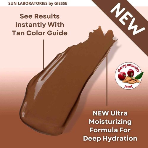 Sun Laboratories By Giesee Ultra Dark Self Tanning Lotion 8 oz Two Pack - Self Tanning Lotion, Self Tanner, Tanning Lotion - Sunless Tanner, Instant Tanning Lotion, Travel Size
