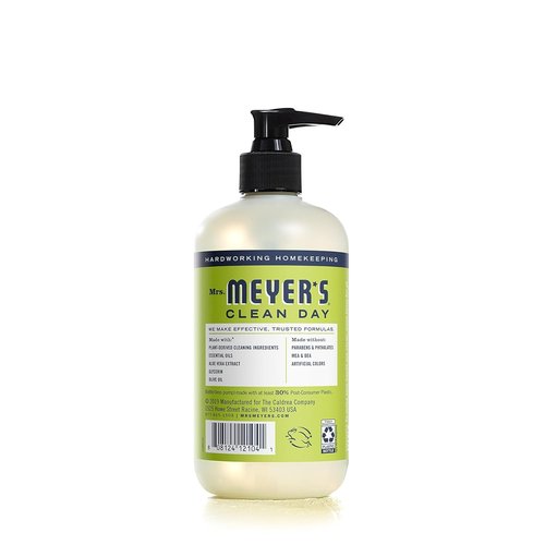 Mrs. Meyer's Lemon Verbena Liquid Hand Soap, Cruelty-Free and Hand Wash Formula Made with Essential Oils,16 oz. (Pack of 2)