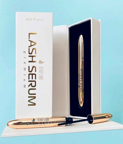 Eyelash Extension Shampoo 3.38 fl.oz/Stacy Lash Serum 5ml / Eyelid Foaming Cleanser/Supplies for Lashes Growth & Thickness/With Biotin/Enhancing Natural Eyelashes/Professional & Self Use