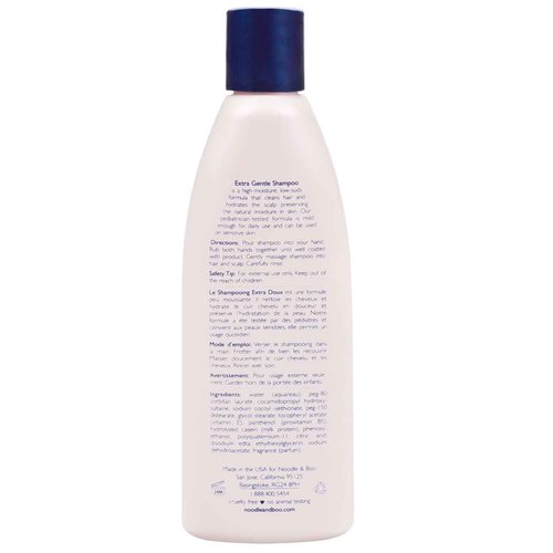 Noodle & Boo Extra Gentle Shampoo, 8 Fl Oz (Pack of 1) + Noodle & Boo Conditioning Hair Polish, (8 Fl Oz)