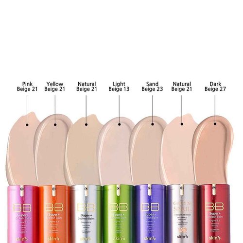 SKIN79 Gold BB Super Plus Beblesh Balm 40g 1 Pack - Made in Korea, US exclusive Version K Beauty Flawless Radiant Base Foundation Makeup Blemish Cover Tinted Moisturizer Natural 21 color